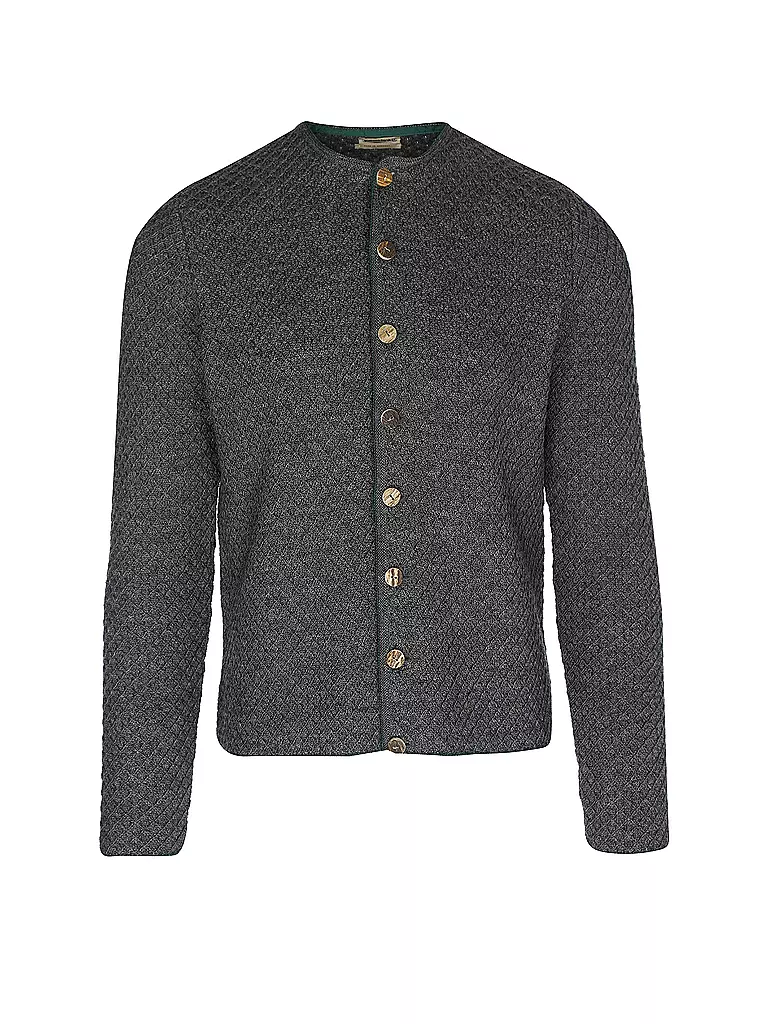 GOTTSEIDANK | Trachten Strickjacke XAVER  | Grigio