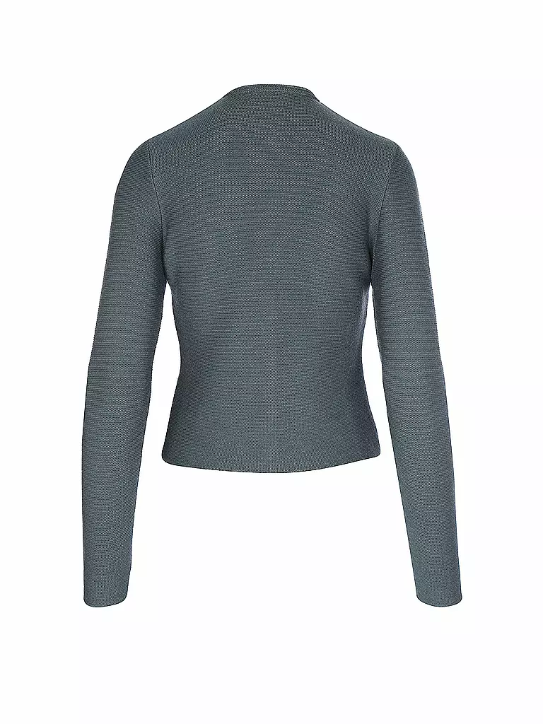 GOTTSEIDANK | Trachten Strickweste Aloisia  | Grigio