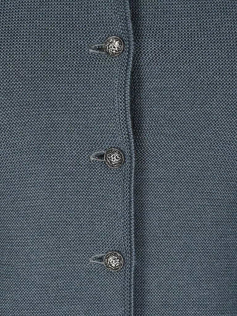 GOTTSEIDANK | Trachten Strickweste Aloisia  | Grigio