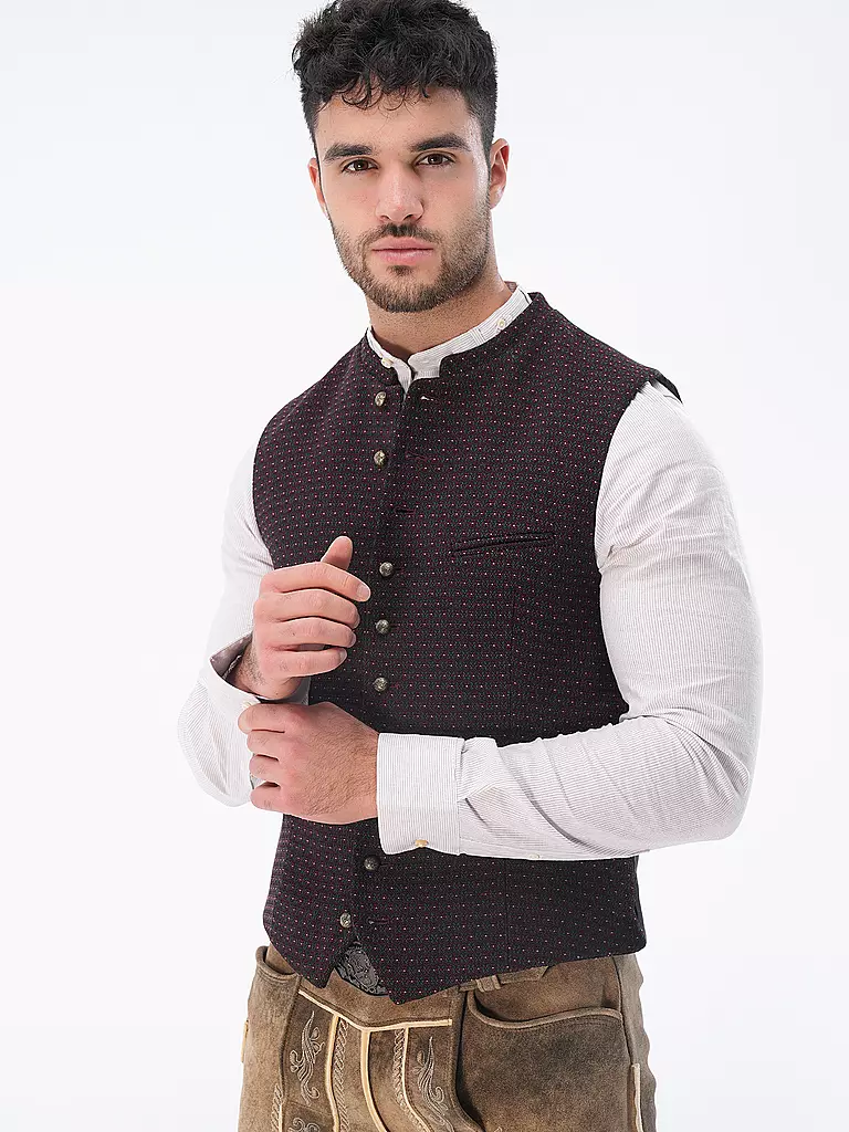 GOTTSEIDANK | Trachtengilet KONSTANTIN | Rosso scuro