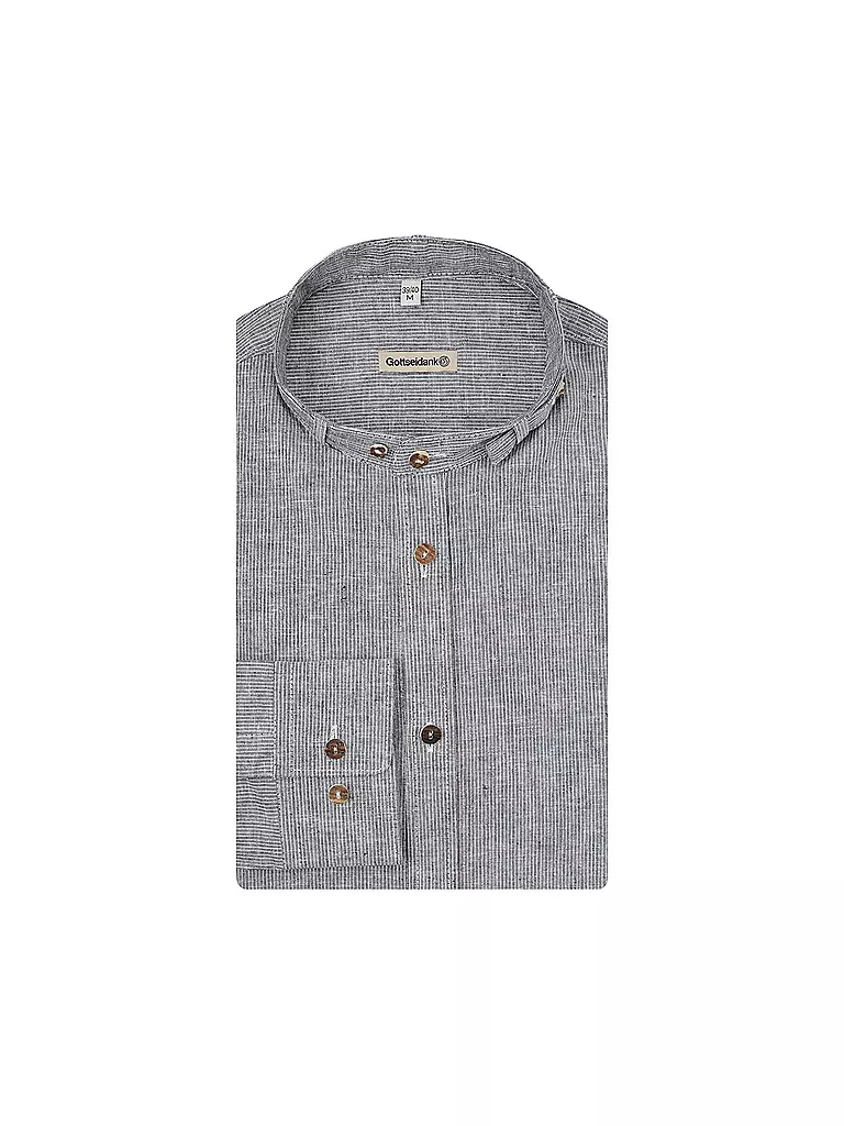 GOTTSEIDANK | Trachtenhemd LENZ | Grigio chiaro
