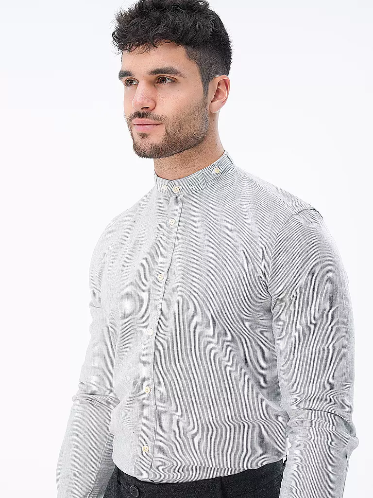 GOTTSEIDANK | Trachtenhemd LENZ | Grigio chiaro
