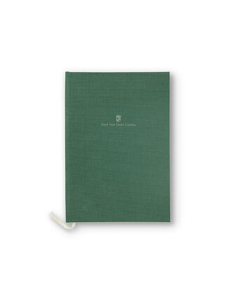 GRAF VON FABER-CASTELL | Quaderno con copertina in lino A5 verde scuro