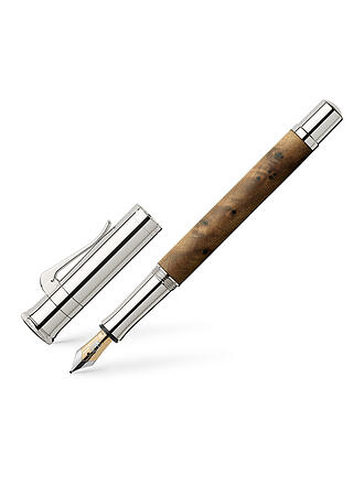 GRAF VON FABER-CASTELL | Penna stilografica Classic in legno di radice di tuia, punta media