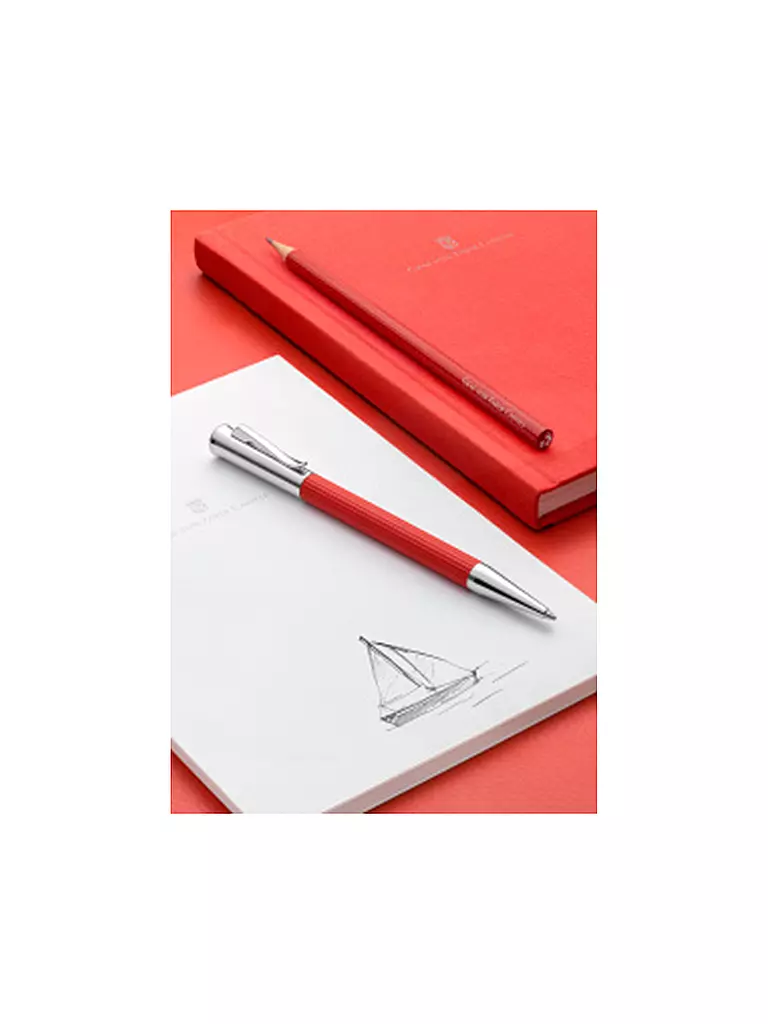 GRAF VON FABER-CASTELL | Libro con copertina in lino A5 India Red |