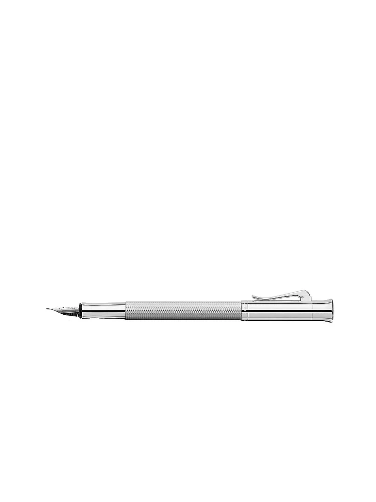 GRAF VON FABER-CASTELL | Penna stilografica Guilloche (rodio) | Senza colore