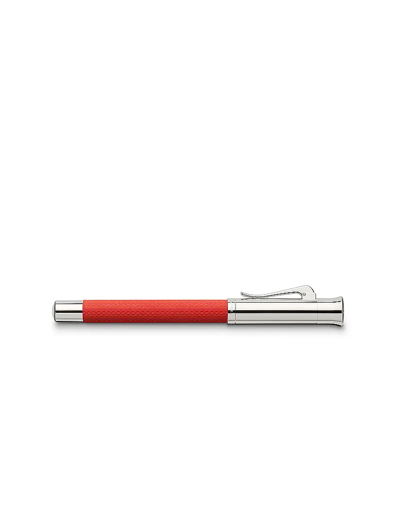GRAF VON FABER-CASTELL | Penna stilografica Guilloche India Red F | Rosso