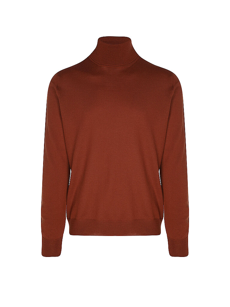 Rollkragenpullover arancione 50