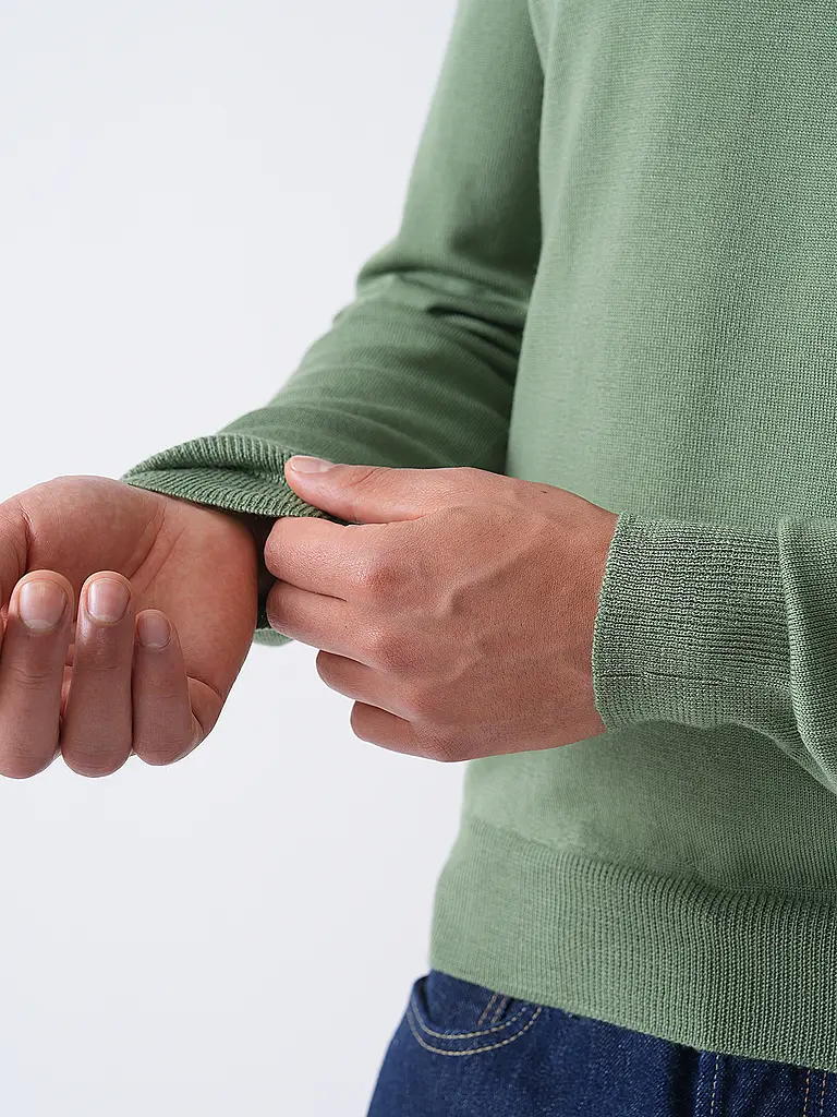 GRAN SASSO | Pullover | Verde chiaro