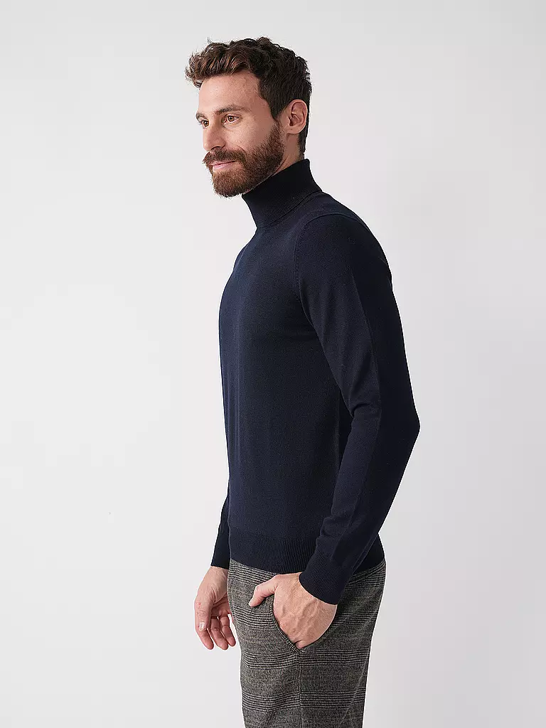 GRAN SASSO | Rollkragenpullover | Blu