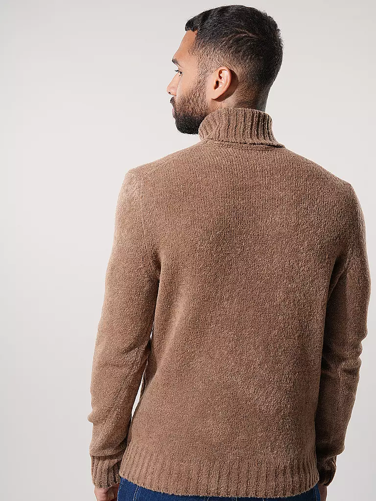 GRAN SASSO | Rollkragenpullover | Cammello