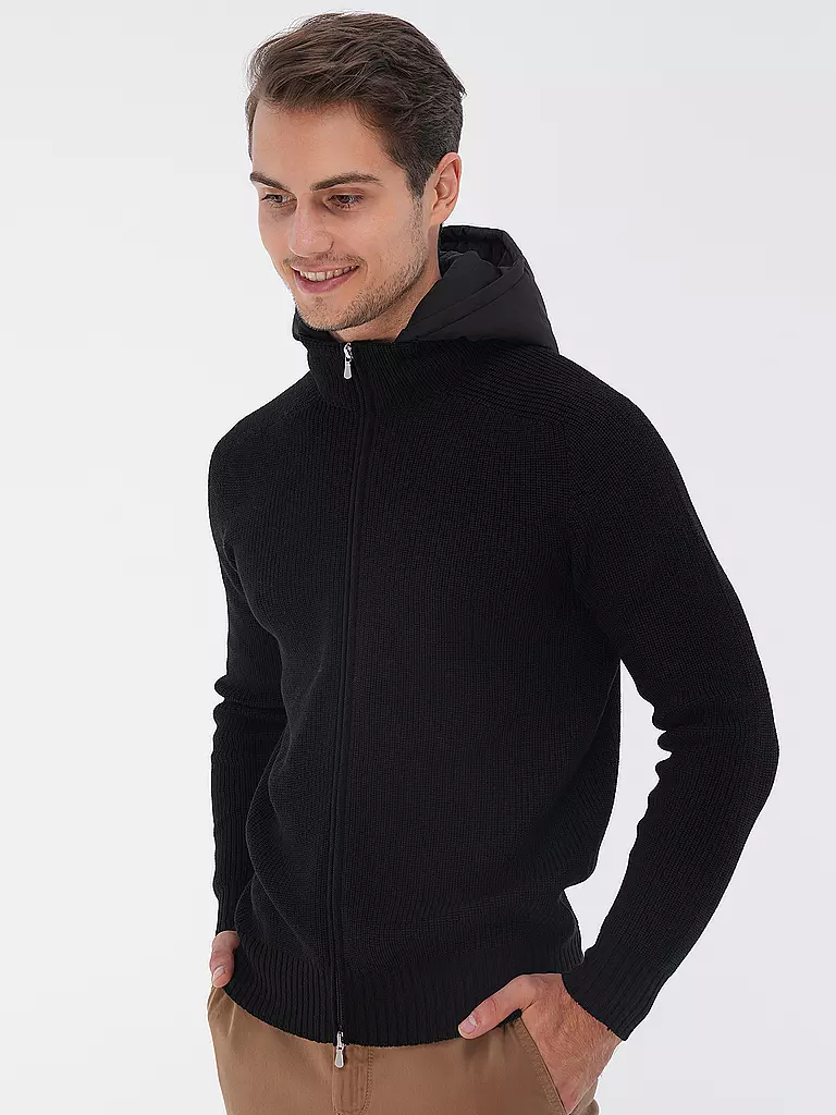 GRAN SASSO | Strickjacke | Nero