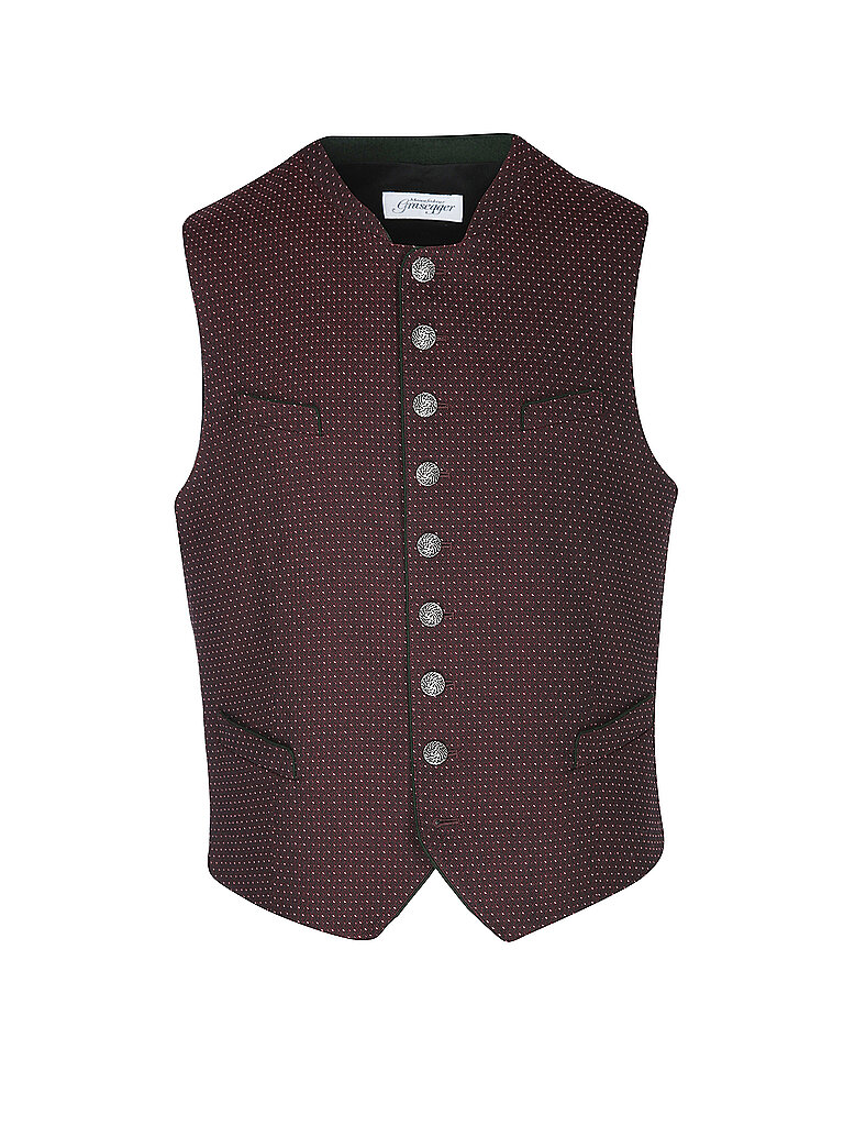 Gilet tradizionale XENO 2N rosso scuro 44