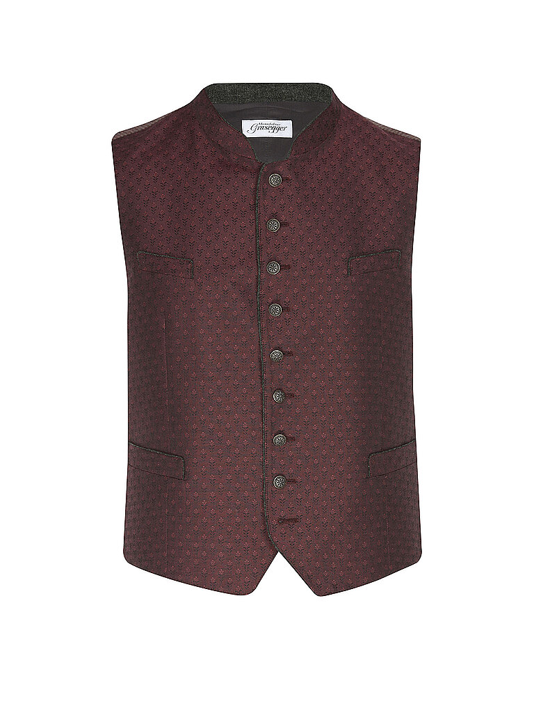 Gilet tradizionale VOITL 2 rosso scuro 54