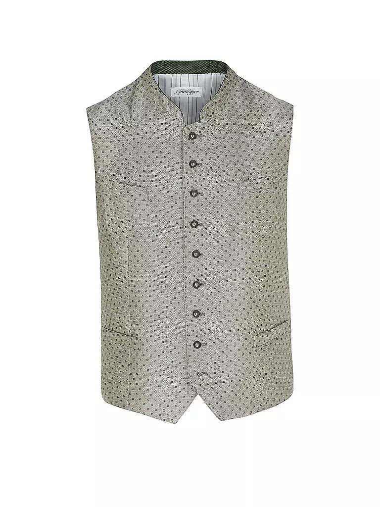 GRASEGGER | Gilet tradizionale FLORI | Verde scuro
