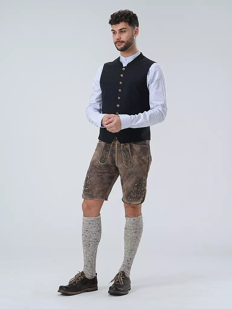 GRASEGGER | Gilet tradizionale VITTORIO | Grigio