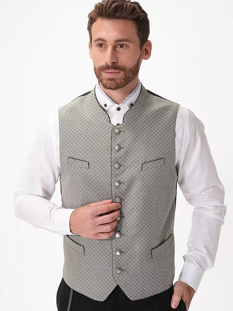 GRASEGGER | Gilet tradizionale XENO 2 | Verde scuro