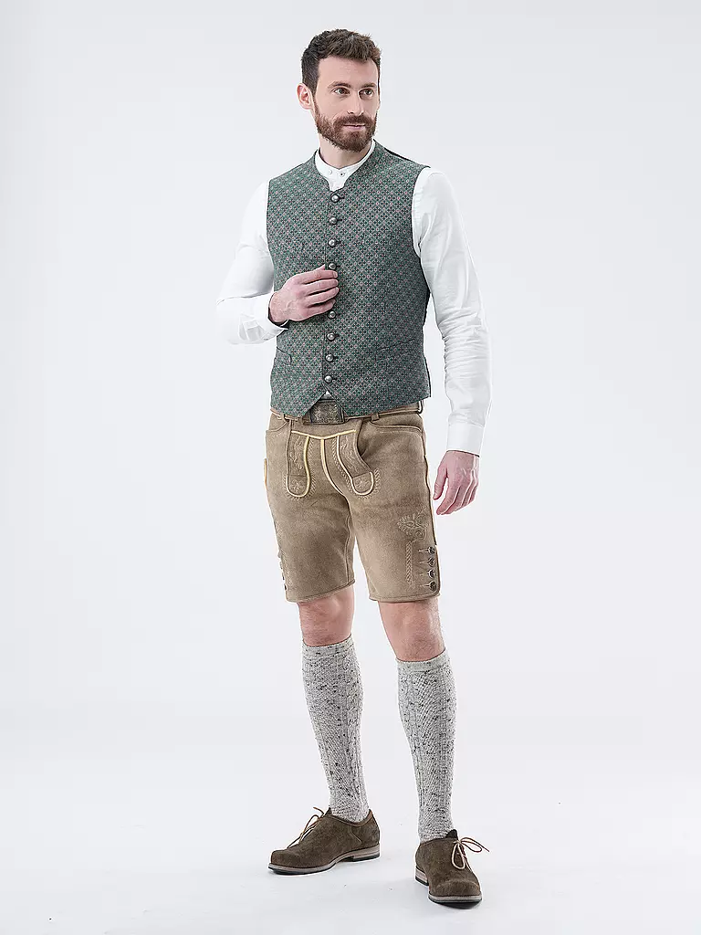 GRASEGGER | Gilet tradizionale XENO 5 | Verde scuro