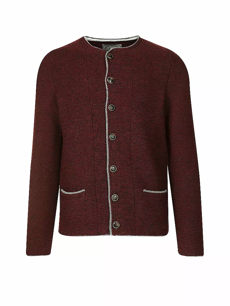 GRASEGGER | Trachten Strickjacke  | Rosso