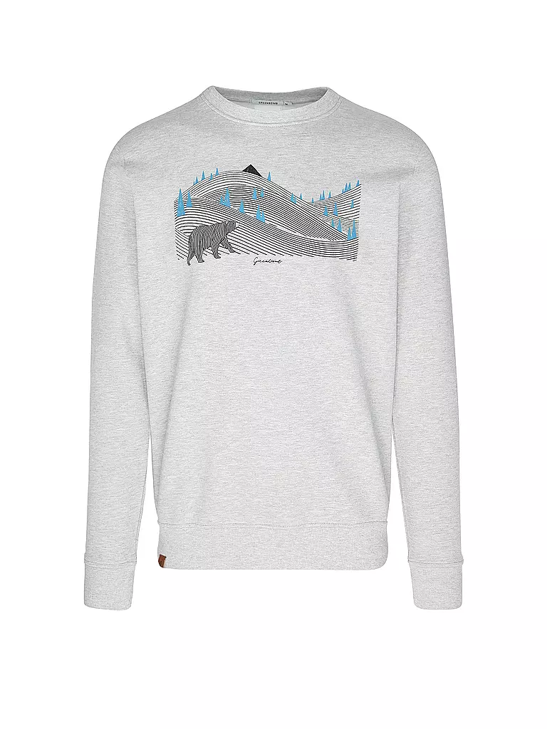 GREENBOMB | Sweater WILD ANIMAL BEARLAND | Grigio