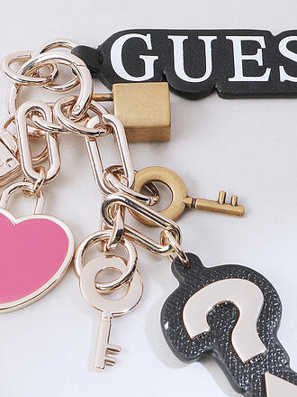 GUESS | Nome del prodotto: Portachiavi
Marca: GUESS
Colore: nero
Categorie: Moda, Donna

Materiale: Metallo
Stile: Young Fashion, Glamour