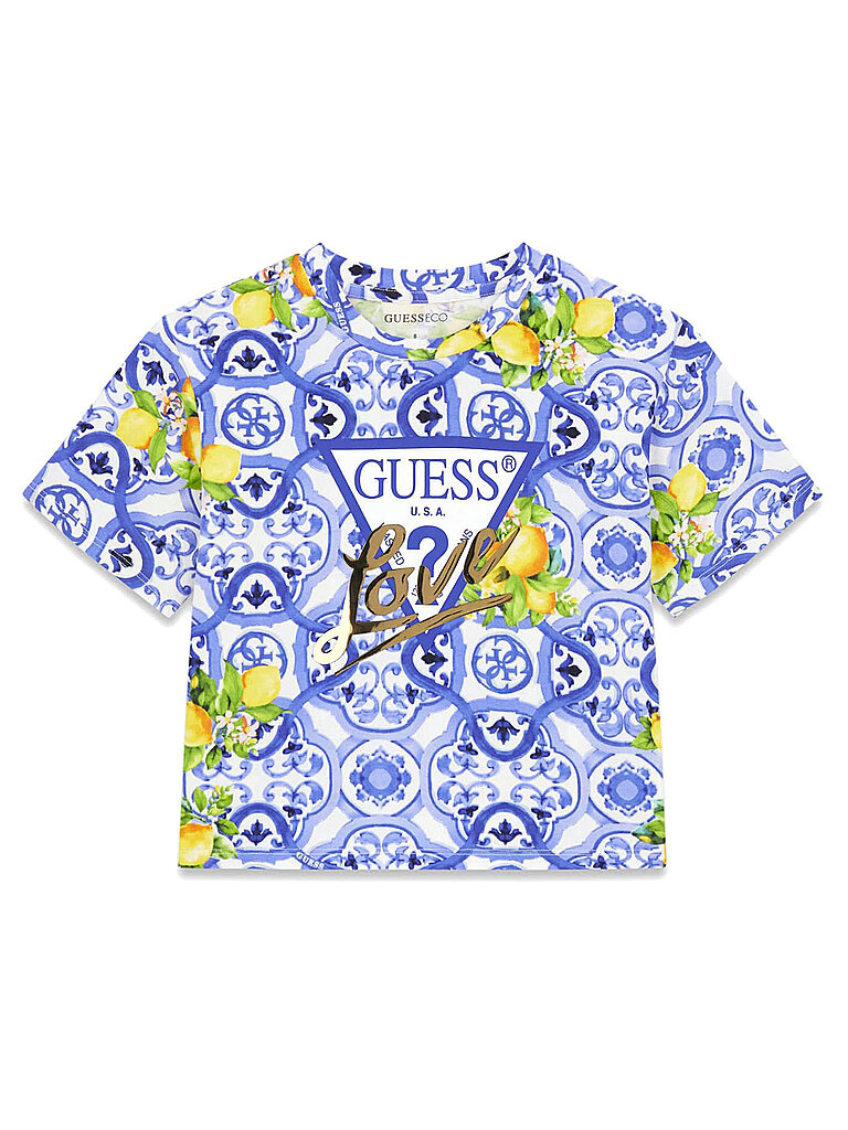 Guess T-shirt da ragazza blu 140