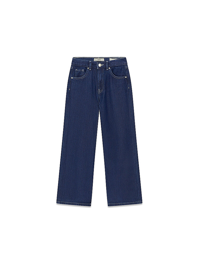 Jeans wide fit da bambina blu 176