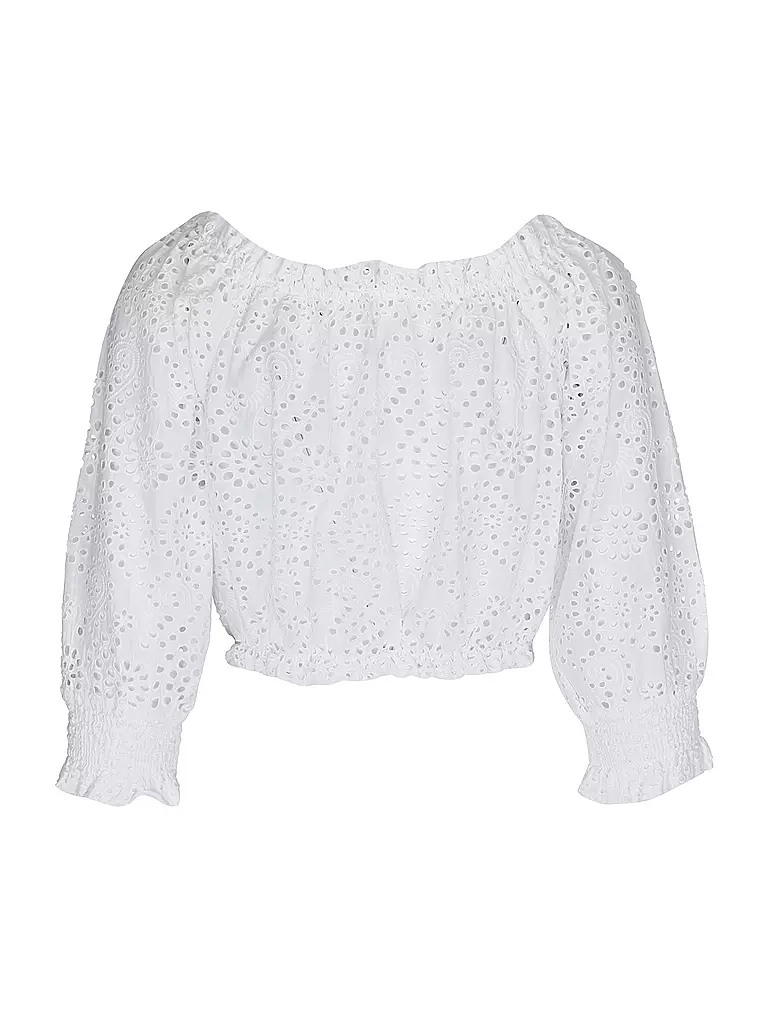 GUESS | Bluse Cropped Fit | Bianco