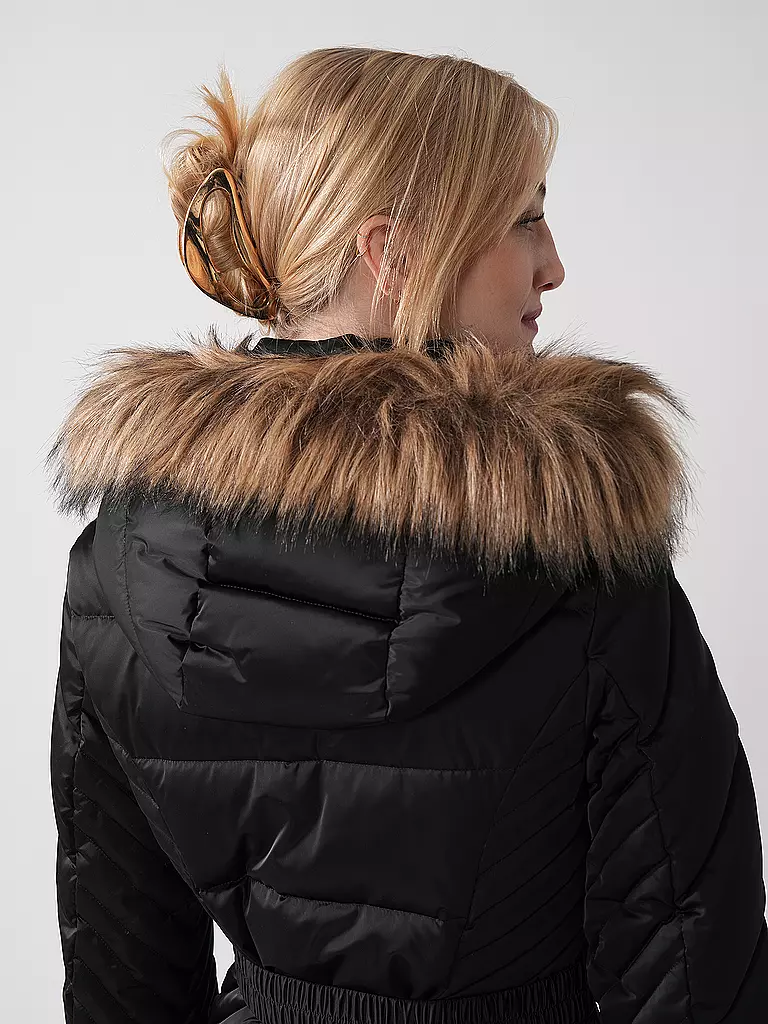 GUESS | Daunensteppmantel  | Nero