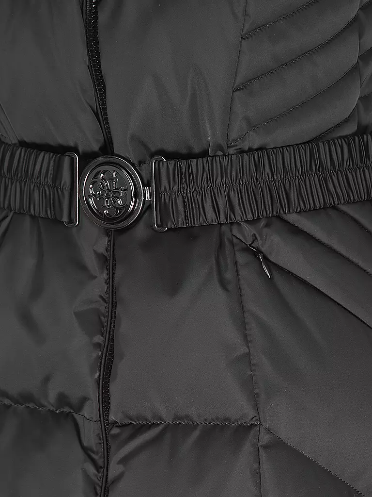 GUESS | Daunensteppmantel  | Nero