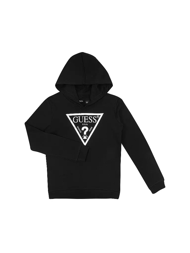 GUESS | Felpa con cappuccio da ragazza - Hoodie | Nero