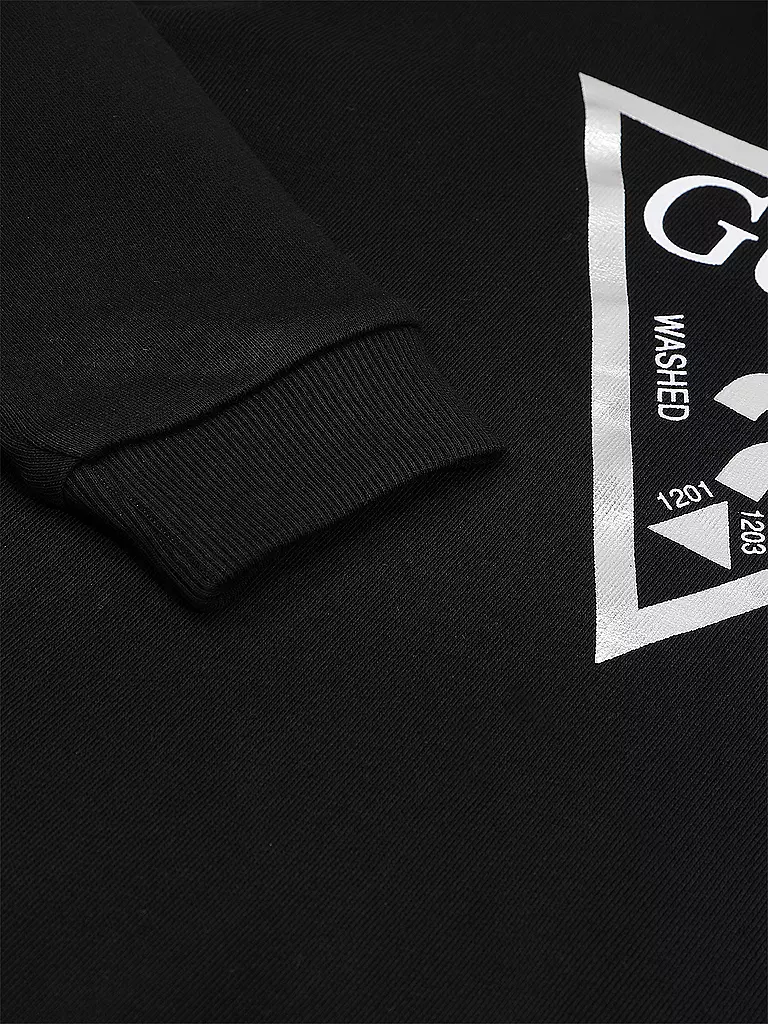 GUESS | Felpa con cappuccio da ragazza - Hoodie | Nero