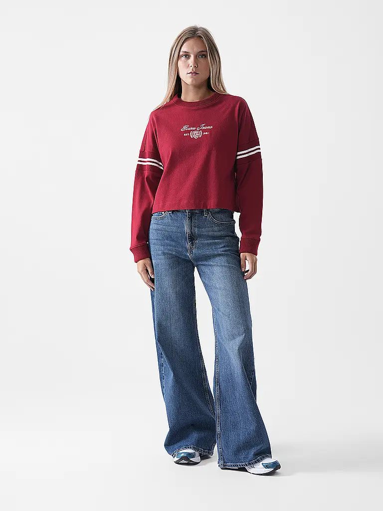 GUESS | Felpa | Rosso scuro