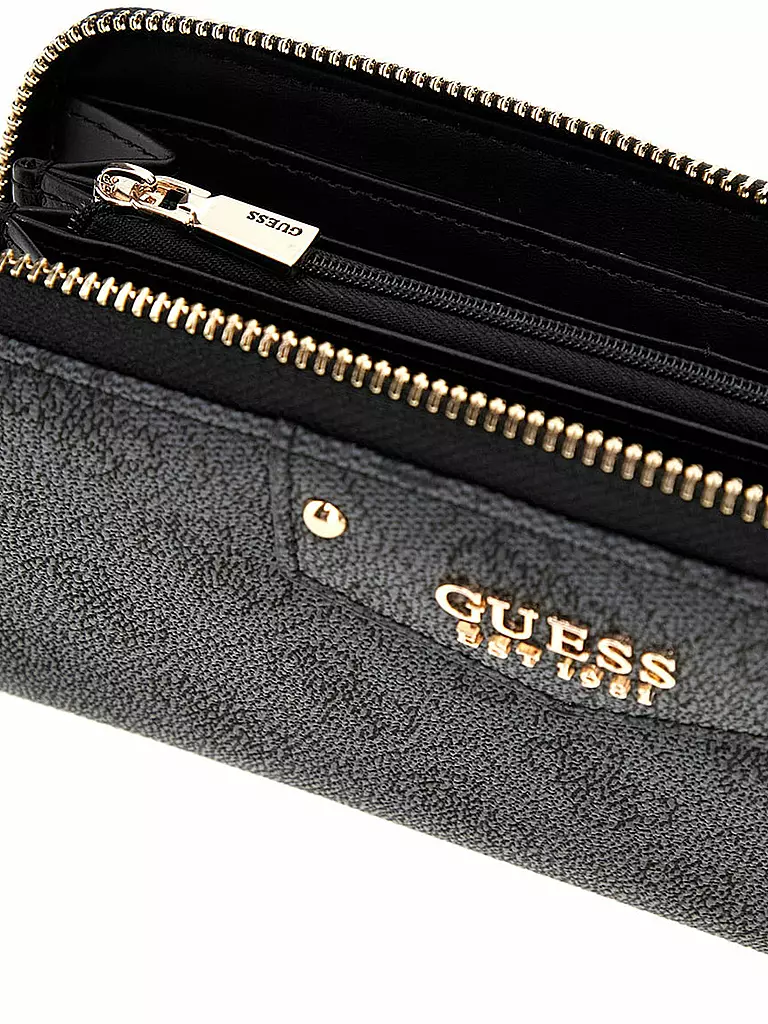 GUESS | Geldbörse ECO BRENTON Large | Nero