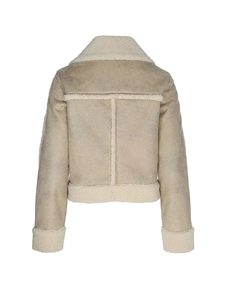 GUESS | Giacca effetto pelliccia | Crema