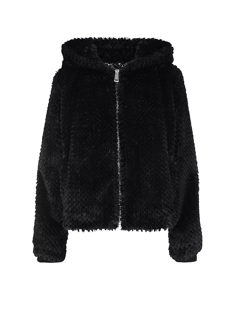GUESS | Giacca in pelliccia sintetica | Nero