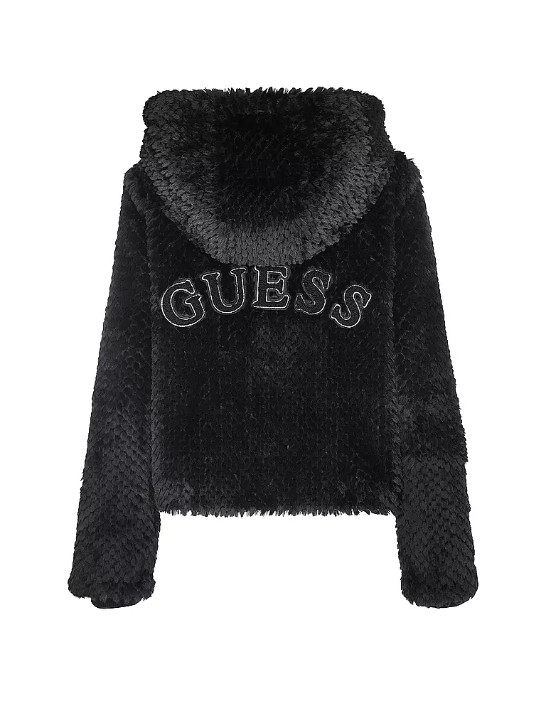 GUESS | Giacca in pelliccia sintetica | Nero