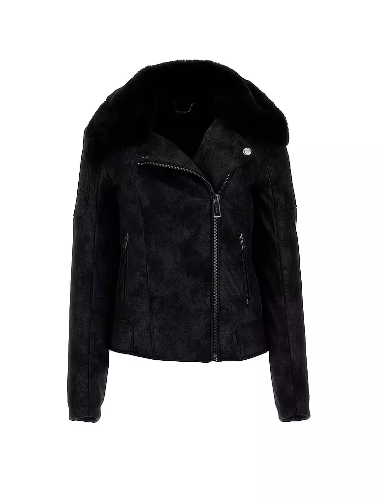 GUESS | Giacca in similpelle | Nero