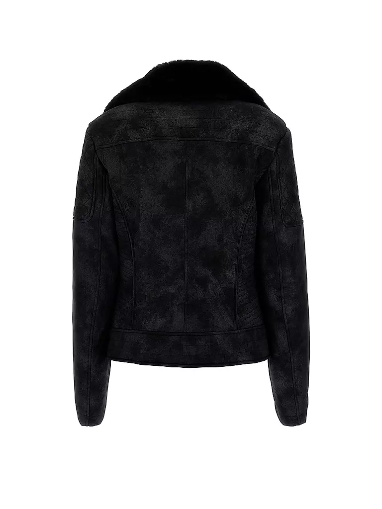 GUESS | Giacca in similpelle | Nero