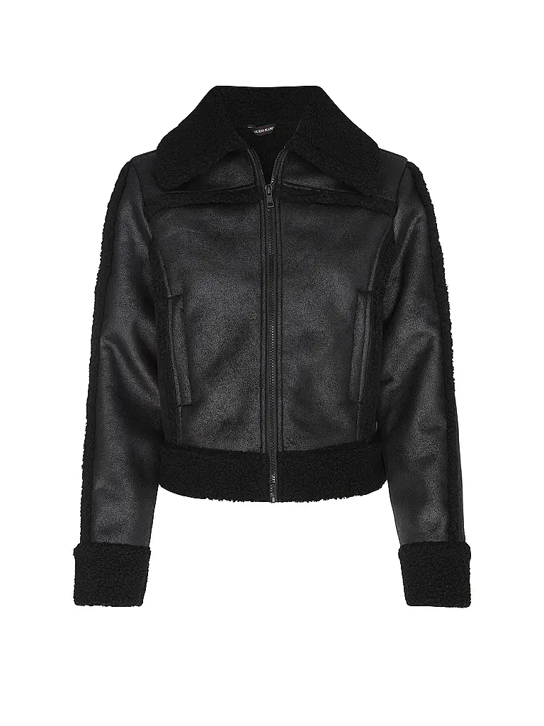 GUESS | Giacca Sherling | Nero