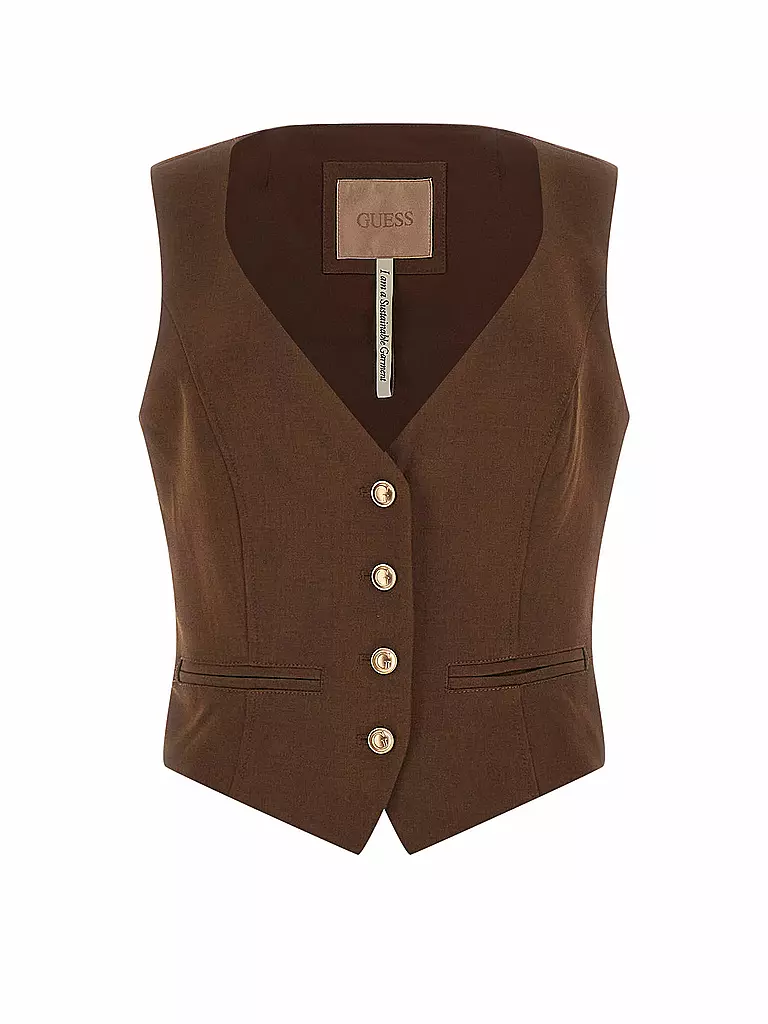 GUESS | Gilet | Marrone