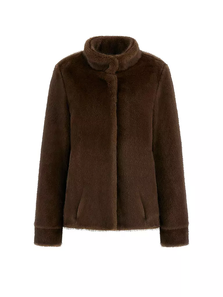 GUESS | Jacke in Felloptik LUNA | Marrone