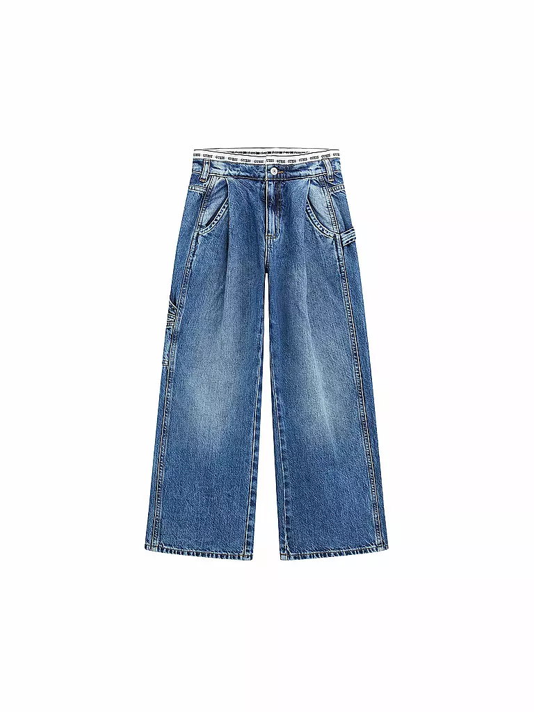 GUESS | Jeans a gamba larga da ragazza | Blu