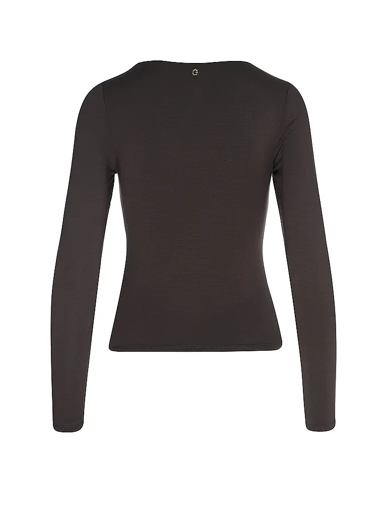 GUESS | Langarmshirt AYLEEN | Marrone