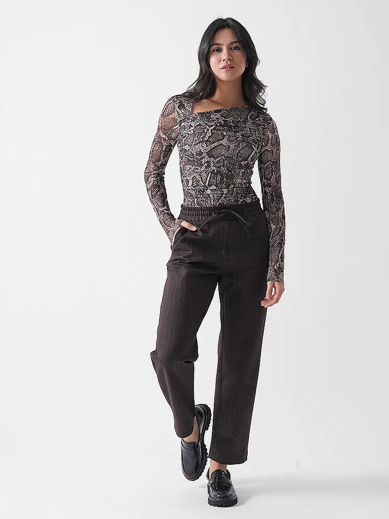 GUESS | Langarmshirt BERNARDETTE | Marrone