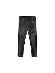 GUESS | Leggings da ragazza effetto pelle | Nero