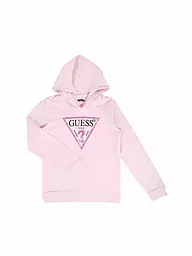 GUESS | Felpa con cappuccio da ragazza - Hoodie | Rosa