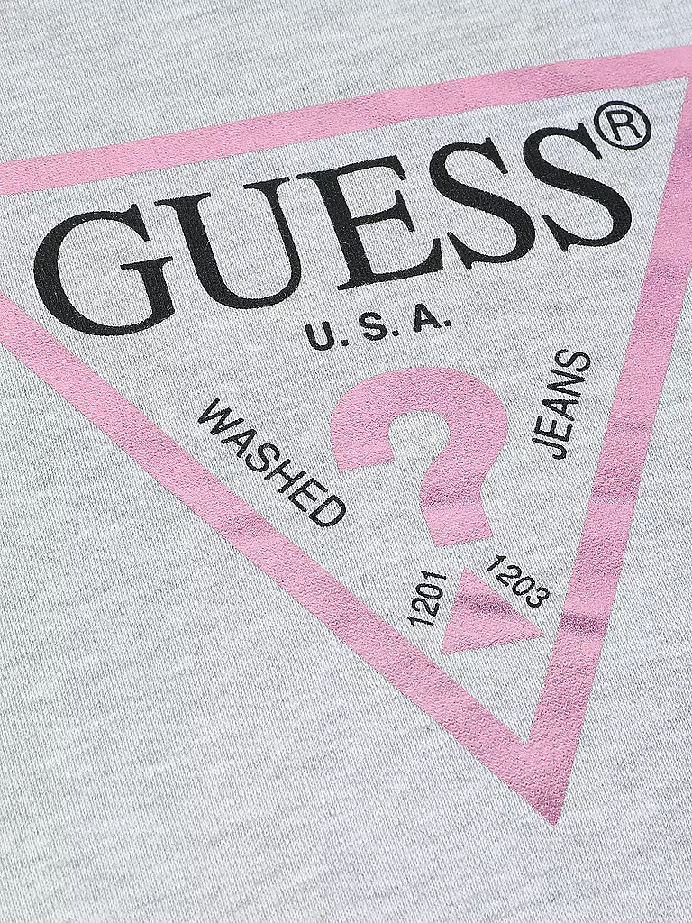 GUESS | Mädchen Kapuzensweater - Hoodie | Grigio