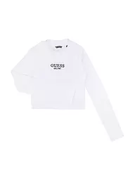 GUESS | Maglietta a maniche lunghe da ragazza | Bianco