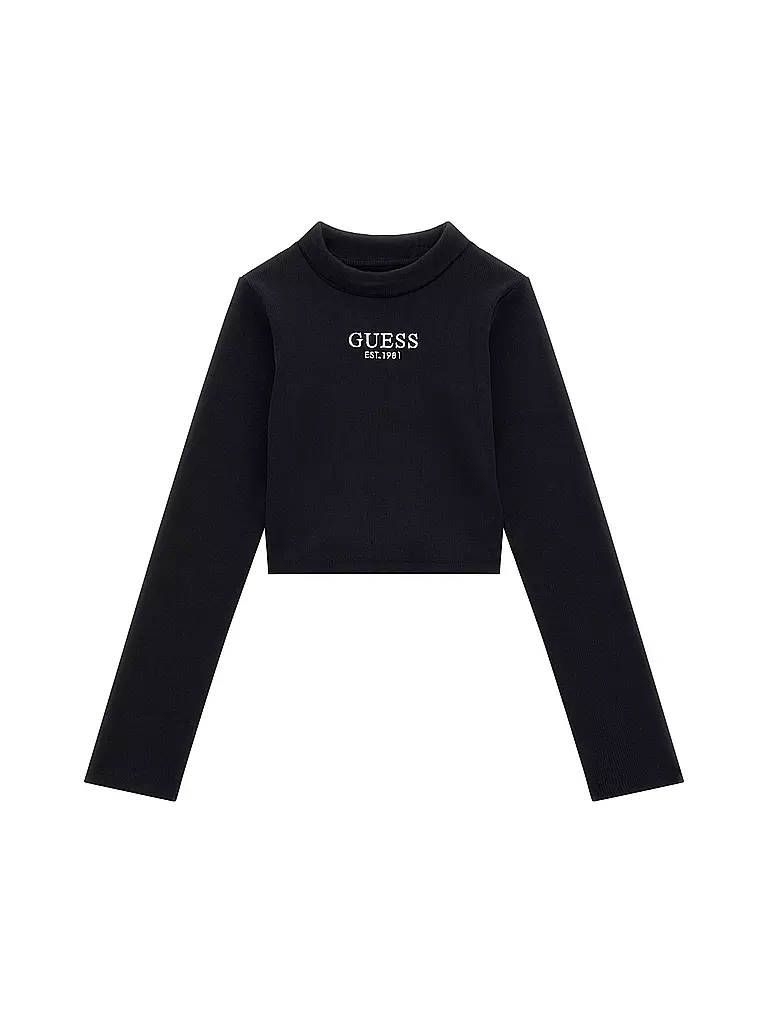 GUESS | Maglietta a maniche lunghe da ragazza | Nero